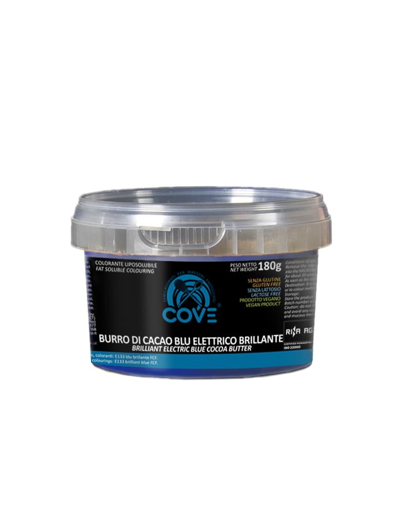 Burro di Cacao BRILLANTE  BLU ELETTRICO 180g