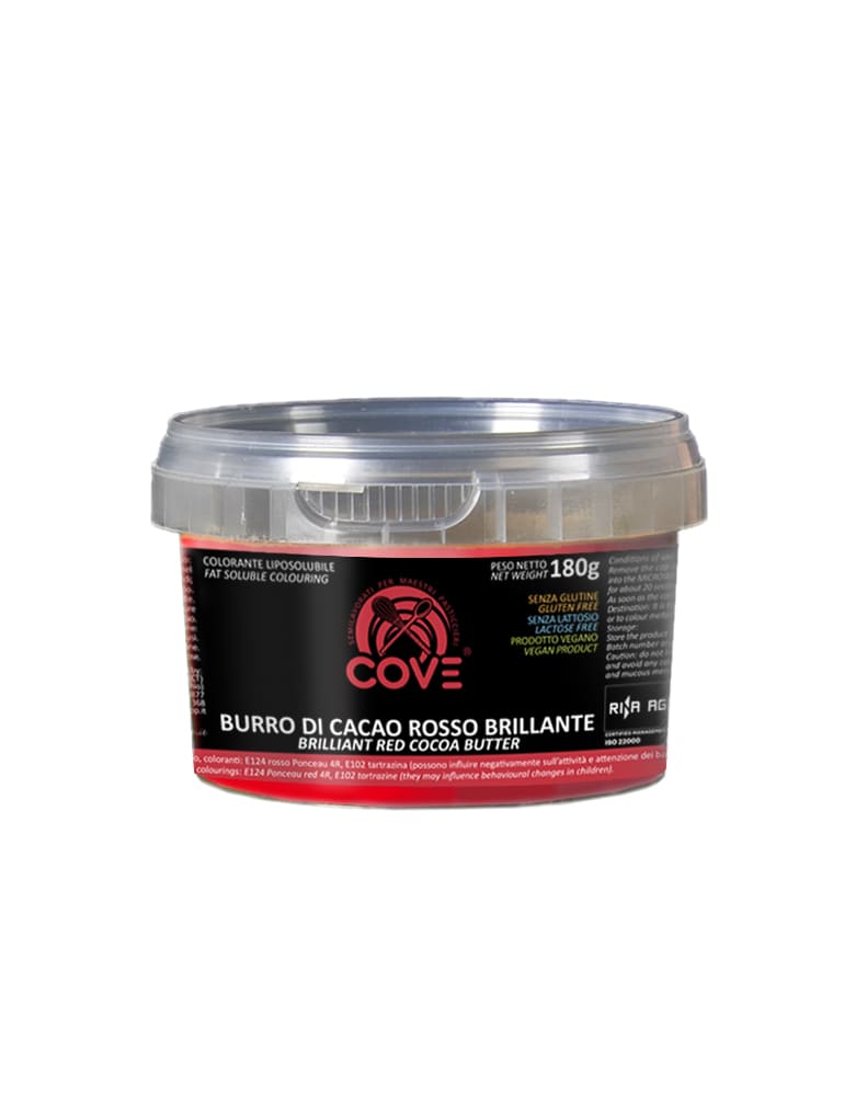 Burro di Cacao BRILLANTE ROSSO 180g