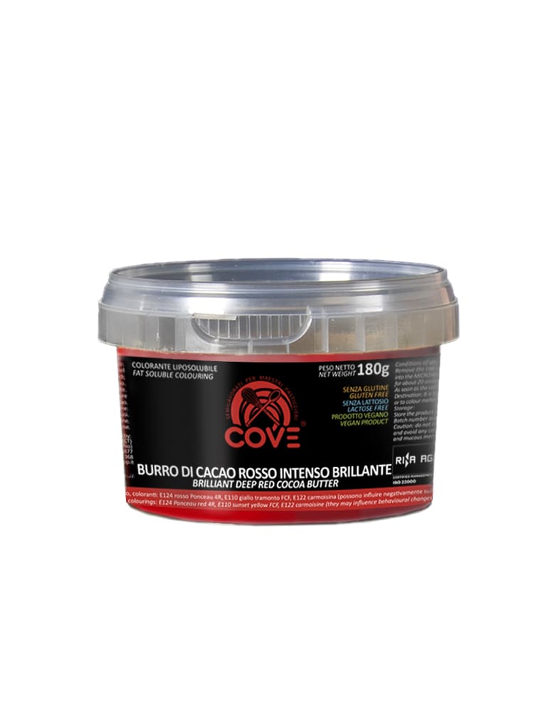 Burro di Cacao BRILLANTE  ROSSO INTENSO 180g