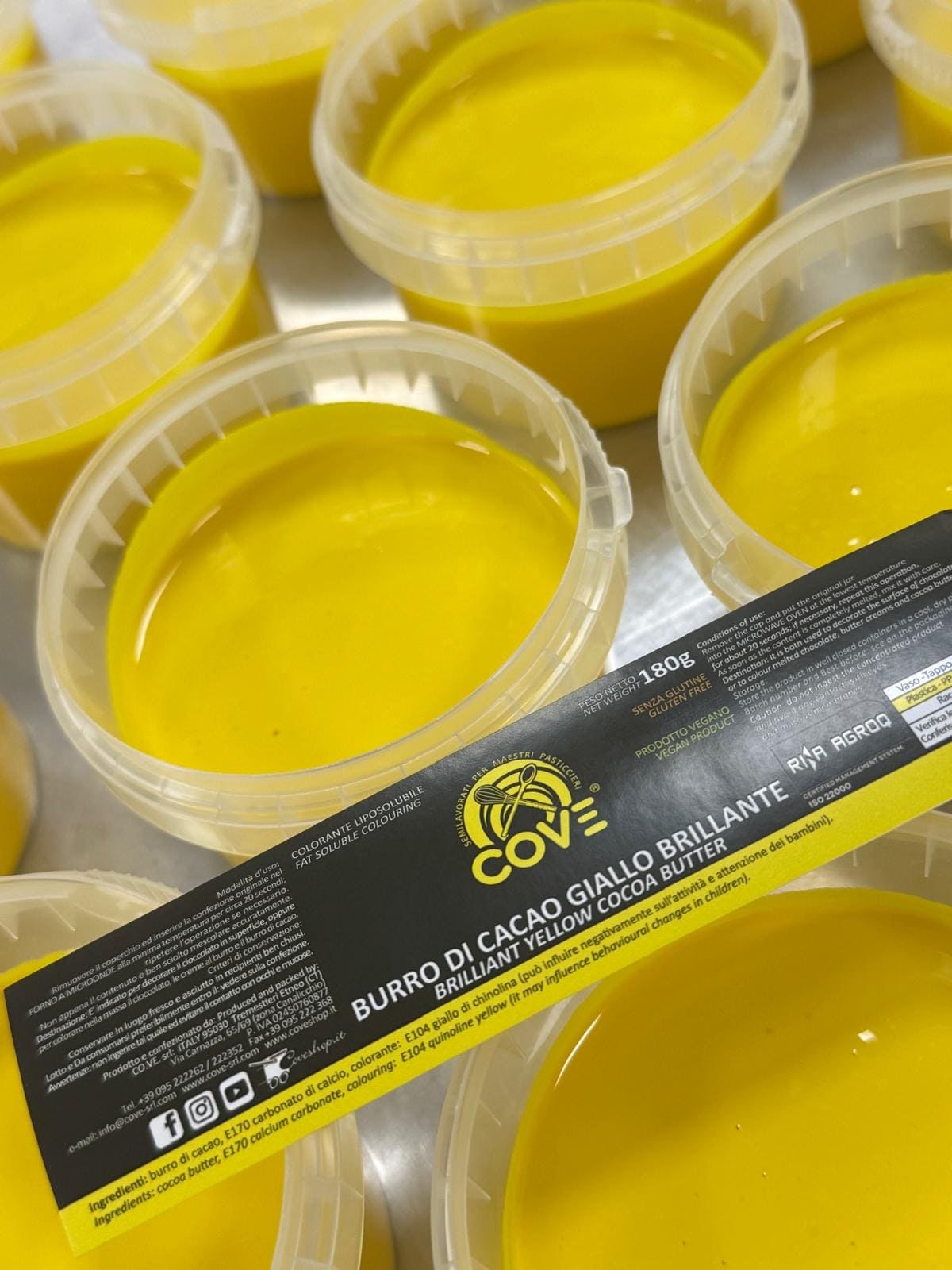 Burro di Cacao CONCENTRATO Giallo Limone 150g