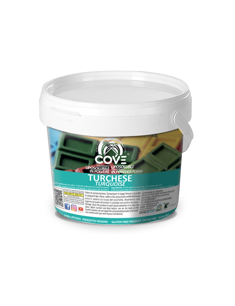 Coloranti Liposolubili in polvere Turchese 80g