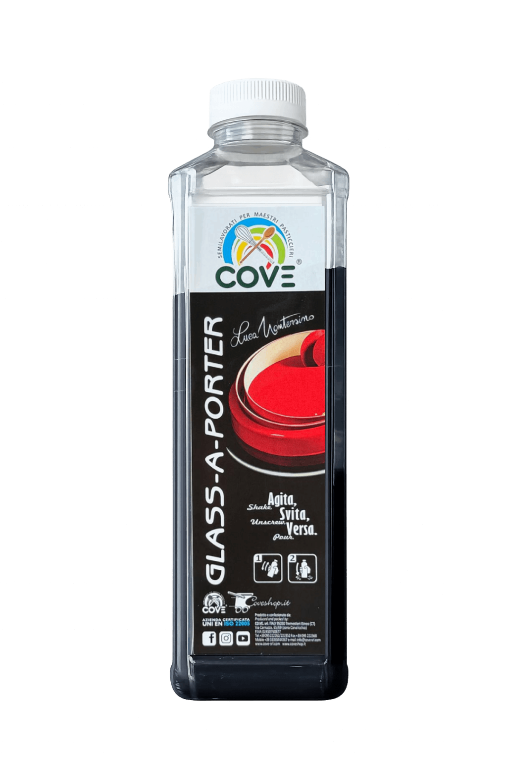 ,GLASS A PORTER NERO 1kg